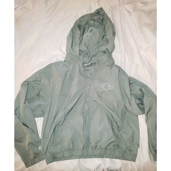 Victoria Secret Pink lightweight Oversized hooded Anorak Jacket Size XS - Picture 5 of 9